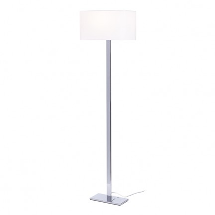 RENDL staande lamp PLAZA staande lamp wit Chroom 230V E27 42W R11984 1
