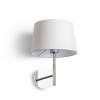 RENDL Zidna svjetiljka BROADWAY zidna bijela krom 230V LED E27 15W R11985 5