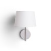 RENDL Zidna svjetiljka BROADWAY zidna bijela krom 230V LED E27 15W R11985 2