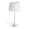 RENDL Stolna svjetiljka BROADWAY stolna bijela krom 230V LED E27 15W R11986 3