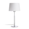 RENDL asztali lámpa BROADWAY asztali lámpa fehér króm 230V LED E27 15W R11986 2