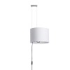 RENDL висяща лампа BROADWAY závěsná posuvná bílá chrom 230V LED E27 15W R11989 2