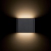 RENDL luminaria de exterior CHOIX 114 de pared gris antracita 230V LED 2x3W IP54 3000K R12012 6