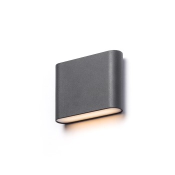 RENDL ulkotilan valaisin CHOIX 114 seinä tummanharmaa 230V LED 2x3W IP54 3000K R12012 5