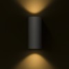 RENDL luminaria de exterior ZACK II gris antracita 230V LED 2x3W 58° IP54 3000K R12022 3