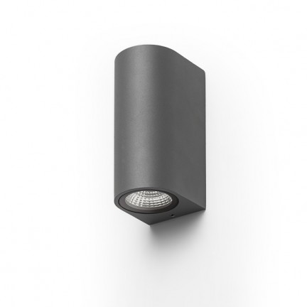 RENDL outdoor lamp ZACK II anthracite grey 230V LED 2x3W 58° IP54 3000K R12022 1