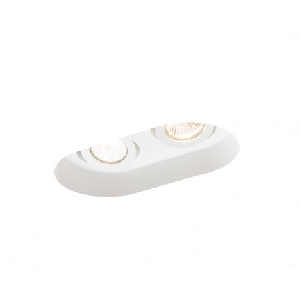 RENDL verzonken lamp DINGO GU10 II verstelbare lamp Gips 230V GU10 2x35W R12037 1