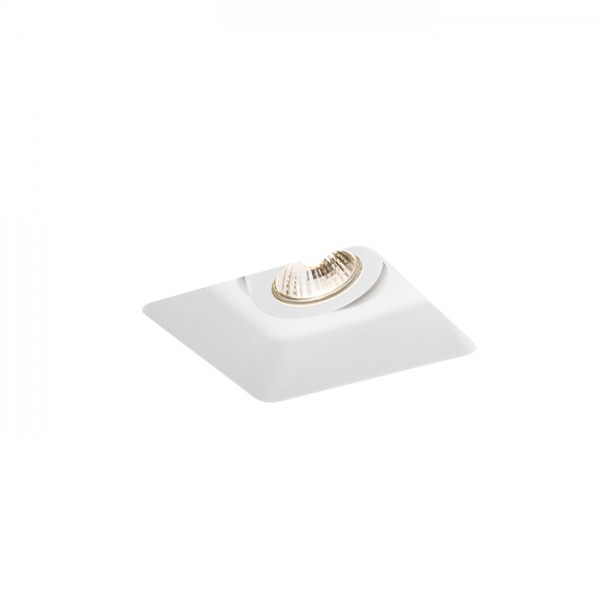 RENDL recessed light DINO SQ GU10 directional plaster 230V GU10 35W R12038 1