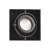 RENDL verzonken lamp ELECTRA I zwart 230V GU10 50W R12052 3
