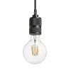 RENDL lámpara colgante CINDY VI colgante negro 230V LED E27 6x15W R12054 3