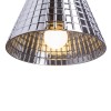 RENDL függő lámpatest CORONA függő lámpa krómozott üveg 230V LED E27 15W R12055 8