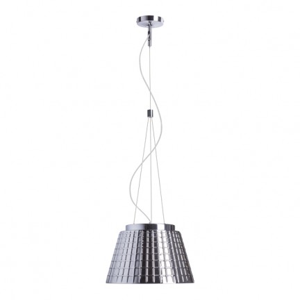 RENDL függő lámpatest CORONA függö lámpa krómozott üveg 230V E27 42W R12055 1