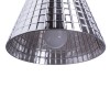 RENDL hanglamp CORONA hanglamp chroomglas 230V LED E27 15W R12055 3