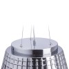 RENDL hanglamp CORONA hanglamp chroomglas 230V LED E27 15W R12055 4