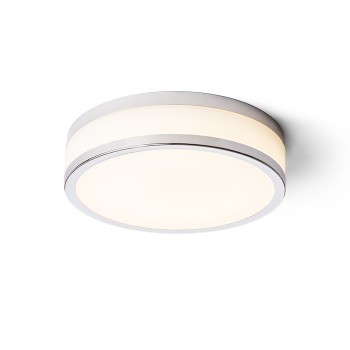 RENDL surface mounted lamp CIRA 29 ceiling chrome 230V LED 20W IP44 3000K R12195 6