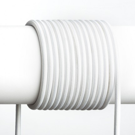 RENDL Stínidla a doplňky, podstavce, stojany, závěsy FIT 3x0,75 1bm textilní kabel bílá R12214 1