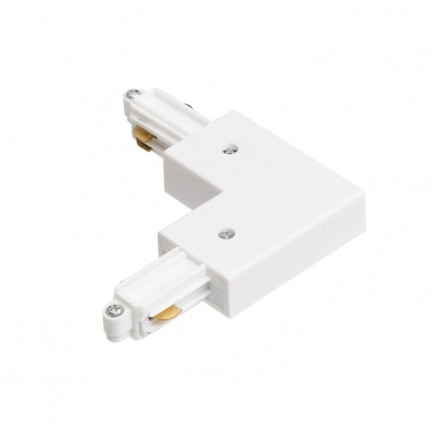 RENDL 1-vaiheiset kiskot 1F L liitin sisäinen polariteetti valkoinen 230V R12269 1