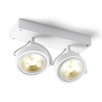 RENDL spotlight KELLY II wall white 230V/12V G53 2x50W R12326 2