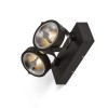 RENDL spotlight KELLY LED II wall black 230V LED 2x12W 24° 3000K R12335 4