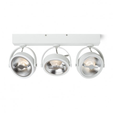 RENDL Reflektor KELLY LED III zidna bijela 230V LED 3x12W 24° 3000K R12336 1