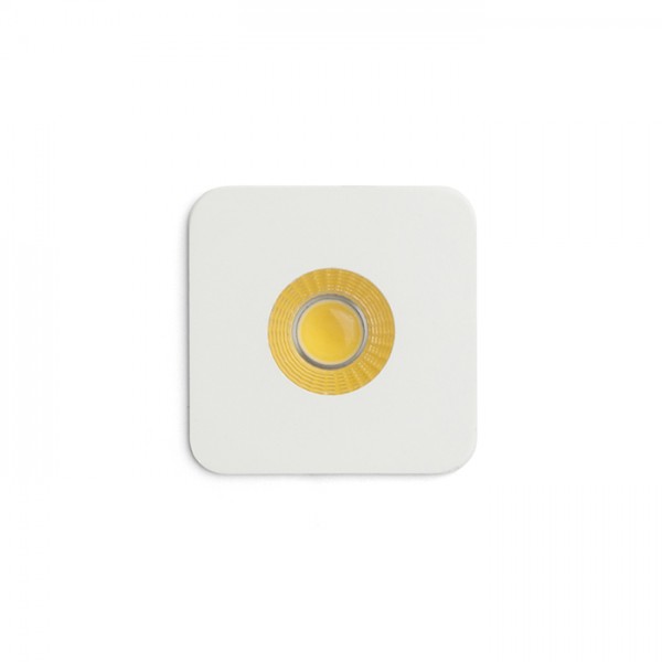 RENDL luminaire encastré RIO SQ encastrable blanc 230V LED 3W 22° 3000K R12350 1