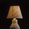 RENDL asztali lámpa HEIDI asztali lámpa természetes/beton 230V E14 12W R12379 5