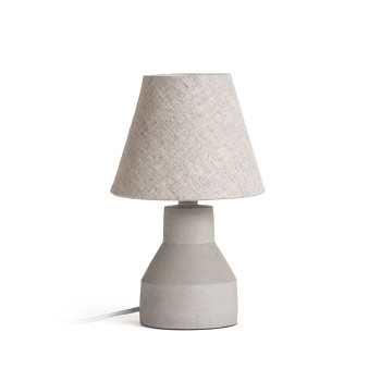 RENDL stolní lampa HEIDI stolní přírodní/beton 230V E14 12W R12379 4
