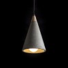 RENDL lámpara colgante HEIDI colgante hormigón/madera 230V LED E27 11W R12380 3