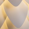 RENDL lámpara colgante ENCOMBRE colgante PVC blanco 230V LED E27 15W R12381 6