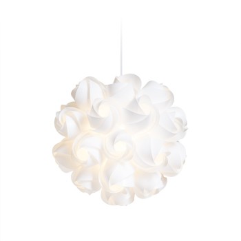 RENDL pendent COCO pendant white PVC 230V E27 28W R12384 6