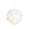 RENDL lámpara colgante COCO colgante PVC blanco 230V LED E27 15W R12384 2