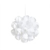 RENDL lámpara colgante COCO colgante PVC blanco 230V LED E27 15W R12384 5