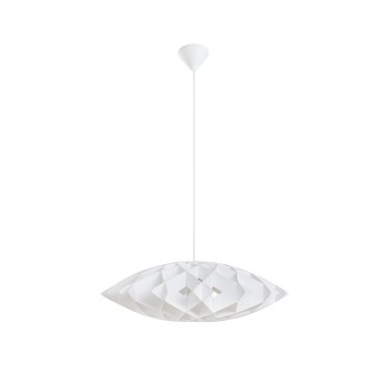 RENDL pendent KOBE pendant white PVC 230V E27 42W R12385 3