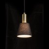 RENDL hanglamp ICAR hanglamp zwart/goudgeel 230V LED E27 11W R12418 3