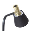 RENDL lámpara de pie ICAR en pie negro/oro 230V E27 15W R12419 3