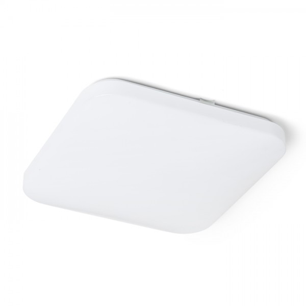 RENDL surface mounted lamp SEMPRE SQ 33 ceiling frosted acrylic 230V LED 24W 3000K R12436 1