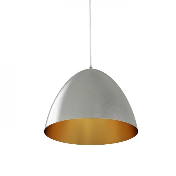 RENDL MERYLYN 34 suspension aluminium brossé/couleur dorée 230V E27 28W R12444 1