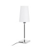 RENDL lámpara de mesa LULU de mesa blanco/negro cromo 230V LED E27 8W R12464 3