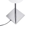RENDL table lamp LULU table white/black chrome 230V LED E27 8W R12464 3