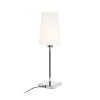 RENDL stolní lampa LULU stolní bílá/černá chrom 230V LED E27 8W R12464 2