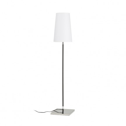 RENDL lampadaire LULU lampadaire blanc/noir chrome 230V E27 28W R12466 1