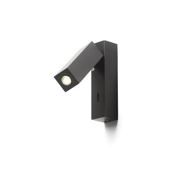 RENDL spotlight FADO I seinä musta 230V LED 3W 45° 4000K R12473 4
