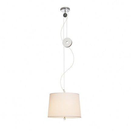 RENDL hanglamp LEVITA Verstelbare hanglamp wit chroom 230V LED E27 15W R12477 1