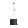 RENDL hanglamp LEVITA Verstelbare hanglamp zwart chroom 230V LED E27 15W R12478 1
