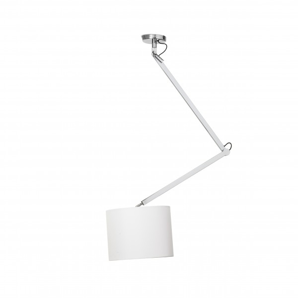 RENDL hanglamp MADISON C plafondlamp wit chroom 230V LED E27 15W R12479 1
