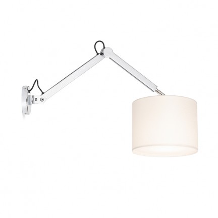 RENDL Wandleuchte MADISON W Wandleuchte weiß Chrom 230V LED E27 15W R12480 1