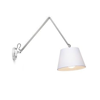 RENDL wall lamp ASHLEY wall white chrome 230V E27 42W R12482 3