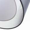 RENDL pendel ESPLANADE pendel gennemsigtig sort/hvid krom 230V LED E27 15W R12483 7