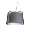 RENDL lámpara colgante ESPLANADE colgante negro transparente/blanco cromo 230V LED E27 15W R12483 5