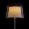 RENDL lámpara de mesa ESPLANADE de mesa negro transparente/blanco cromo 230V LED E27 15W R12484 10